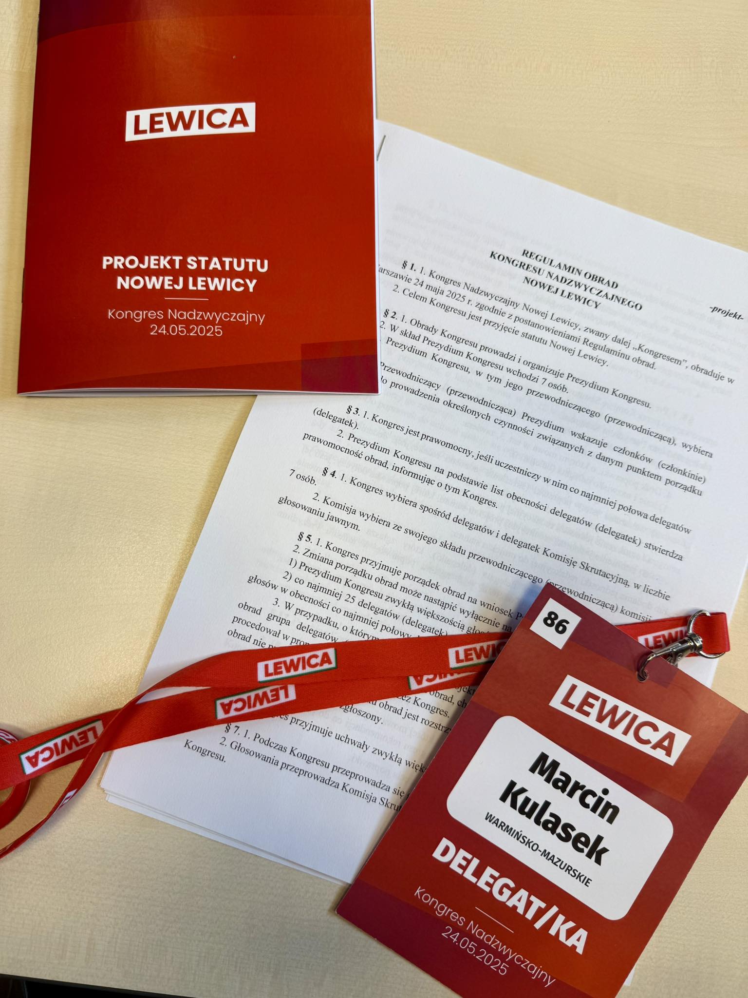 projekt statutu